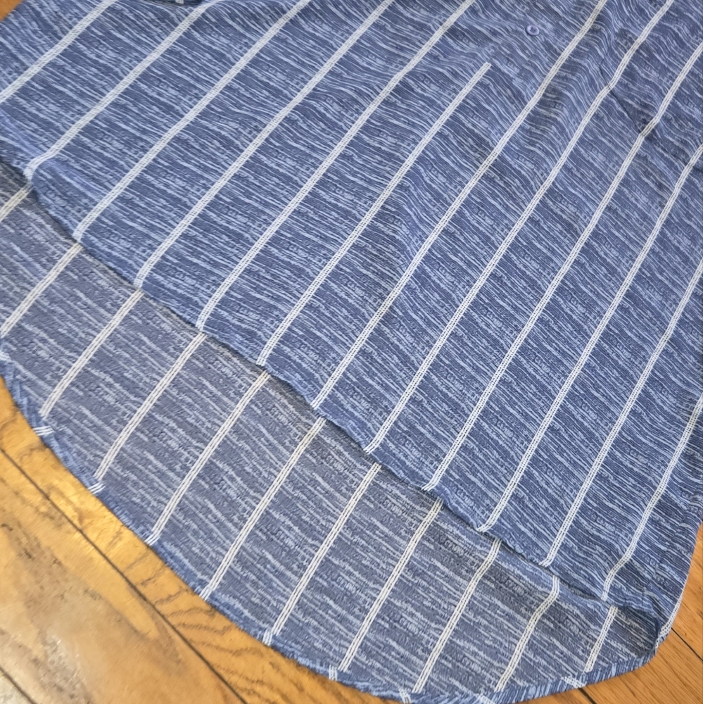 Asvivid Long Sleeve Striped Blouse - Picture 2 of 4